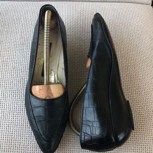 Vintage Walter Steiger black leather shoe sz 6.5